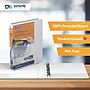 Davis Group QuickFit 1" 3-Ring Standard Binders, D-Ring, White, 6/Pack (87010-06)~#|#~sp309630498_sc7
