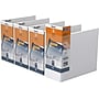 Davis Group QuickFit 5" 3-Ring Standard Binders, D-Ring, White, 4/Pack (87070-04)~#|#~sp309630500_sc7