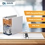 Davis Group QuickFit 5" 3-Ring Standard Binders, D-Ring, White, 4/Pack (87070-04)~#|#~sp309630504_sc7