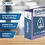 Davis Group Easyview Premium 4" 3-Ring Standard Binders, D-Ring, Purple, 4/Pack (8406-69-04)~#|#~sp309630581_sc7