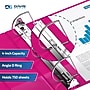 Davis Group Easyview Premium 4" 3-Ring Standard Binders, D-Ring, Pink, 4/Pack (8406-43-04)~#|#~sp309630593_sc7