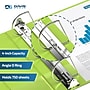 Davis Group Easyview Premium 4" 3-Ring Standard Binders, D-Ring, Lime Green, 4/Pack (8406-24-04)~#|#~sp309630600_sc7