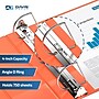Davis Group Easyview Premium 4" 3-Ring Standard Binders, D-Ring, Orange, 4/Pack (8406-19-04)~#|#~sp309630606_sc7