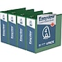 Davis Group Easyview Premium 4" 3-Ring Standard Binders, D-Ring, Green, 4/Pack (8406-04-04)~#|#~sp309630781_sc7