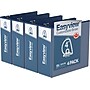 Davis Group Easyview Premium 4" 3-Ring Standard Binders, D-Ring, Royal Blue, 4/Pack (8406-92-04)~#|#~sp309630807_sc7