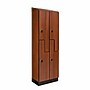 Alpine Industries 72" 2-Tier 2-Column Storage Locker, Walnut (TPL-Z-W-2-SPW-WTD)~#|#~sp309689987_sc7