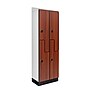 Alpine Industries 72" 2-Tier 2-Column Storage Locker, Walnut (TPL-Z-W-2-SPW-WTD)~#|#~sp309689995_sc7