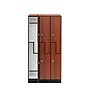 Alpine Industries 72" 2-Tier 3-Column Storage Locker, Walnut (701-Z-W-3-SPW-WTTR)~#|#~sp309690370_sc7