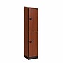 Alpine Industries 72" 2-Tier 1-Column Storage Locker, Walnut (TPL-W-1-SPW-WTS)~#|#~sp309690444_sc7