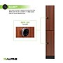 Alpine Industries 72" 2-Tier 1-Column Storage Locker, Walnut (TPL-W-1-SPW-WTS)~#|#~sp309690448_sc7