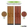 Alpine Industries 72" 2-Tier 2-Column Storage Locker, Walnut 701-Z-W-2-MK)~#|#~sp309690597_sc7