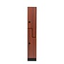Alpine Industries 72" 2-Tier 1-Column Storage Locker, Walnut (701-Z-W-1-TPL-MK)~#|#~sp309690606_sc7