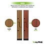 Alpine Industries 72" 2-Tier 1-Column Storage Locker, Walnut (701-Z-W-1-TPL-MK)~#|#~sp309690614_sc7
