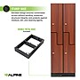 Alpine Industries 72" 2-Tier 2-Column Storage Locker, Walnut (701-Z-W-2-SPW-WTD)~#|#~sp309690644_sc7