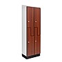 Alpine Industries 72" 2-Tier 2-Column Storage Locker, Walnut (701-Z-W-2-SPW-MK)~#|#~sp309690660_sc7