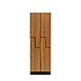 Alpine Industries 72" 2-Tier 2-Column Storage Locker, Oak (701-Z-O-2-SPO-MK)~#|#~sp309690821_sc7