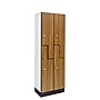 Alpine Industries 72" 2-Tier 2-Column Storage Locker, Oak (701-Z-O-2-MK)~#|#~sp309690828_sc7