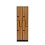 Alpine Industries 72" 2-Tier 2-Column Storage Locker, Oak (701-Z-O-2-TPL-MK)~#|#~sp309690982_sc7