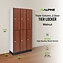 Alpine Industries 72" 2-Tier 3-Column Storage Locker, Walnut (701-W-3-MK)~#|#~sp309691104_sc7