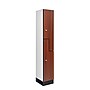 Alpine Industries 72" 2-Tier 1-Column Storage Locker, Walnut (701-Z-W-1-MK)~#|#~sp309691116_sc7