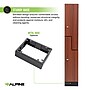 Alpine Industries 72" 2-Tier 1-Column Storage Locker, Walnut (701-Z-W-1-MK)~#|#~sp309691119_sc7