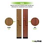 Alpine Industries 72" 2-Tier 1-Column Storage Locker, Walnut (701-Z-W-1-MK)~#|#~sp309691123_sc7