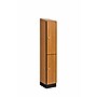 Alpine Industries 72" 2-Tier 1-Column Storage Locker, Oak (701-O-1-SPO-WTS)~#|#~sp309691366_sc7