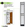 Alpine Industries 72" 2-Tier 1-Column Storage Locker, Oak (701-O-1-SPO-WTS)~#|#~sp309691373_sc7