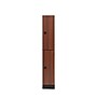 Alpine Industries 72" 2-Tier 1-Column Storage Locker, Walnut (701-W-1-TPL-MK)~#|#~sp309691517_sc7