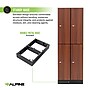 Alpine Industries 72" 2-Tier 2-Column Storage Locker, Walnut (701-W-2-SPW-MK)~#|#~sp309691579_sc7