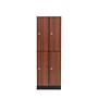 Alpine Industries 72" 2-Tier 2-Column Storage Locker, Walnut (701-W-2-MK)~#|#~sp309691592_sc7