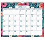 2026-2027 Excello Brands Teal Floral 12" x 15" Academic Wall Calendar (WC-AY26-1215-17)~#|#~sp309693164_sc7