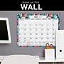 2026-2027 Excello Brands Teal Floral 17" x 22" Academic Desk Pad Calendar (DP-AY26-2217-17)~#|#~sp309693231_sc7