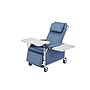 Viva Comfort Leather Bariatric 3-Position Geri Chair Recliner with Front Tray and Casters, Blue (ADIME915-01-T-BLU-KIT)~#|#~sp309696010_sc7