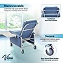 Viva Comfort Leather Bariatric 3-Position Geri Chair Recliner with Casters, Blue (ADIME915-01-BLU-MK)~#|#~sp309696152_sc7