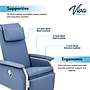 Viva Comfort Leather Bariatric 3-Position Geri Chair Recliner with Casters, Blue (ADIME915-01-BLU-MK)~#|#~sp309696153_sc7