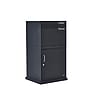 AdirOffice Steel Locking Parcel Drop Box Mailbox, Large, Black (63115BLKMK)~#|#~sp309696178_sc7