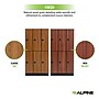 Alpine Industries 72" 2-Tier 3-Column Storage Locker, Walnut (701-W-3-TPL-MK)~#|#~sp309696623_sc7