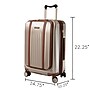 Ricardo Beverly Hills Montecito 2.0 22" Hardside Carry-On Suitcase, 8-Wheeled Spinner, Champagne (124-21-261-4FO)~#|#~sp309959055_sc7