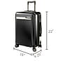 Ricardo Beverly Hills Brentwood 21" Hardside Carry-On Suitcase, 8-Wheeled Spinner, Onyx (186-21-002-4WB)~#|#~sp309959273_sc7
