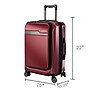 Ricardo Beverly Hills Brentwood 21" Hardside Carry-On Suitcase, 8-Wheeled Spinner, Crimson (186-21-618-4FO)~#|#~sp309959382_sc7