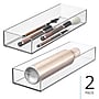 iDesign Clarity Drawer Organizer, Clear, 2/Set (49660M2)~#|#~sp309959435_sc7