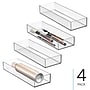 iDesign Clarity Drawer Organizer, Clear, 4/Set (49660M4)~#|#~sp309959462_sc7