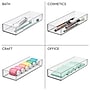 iDesign Clarity Drawer Organizer, Clear, 4/Set (49660M4)~#|#~sp309959465_sc7