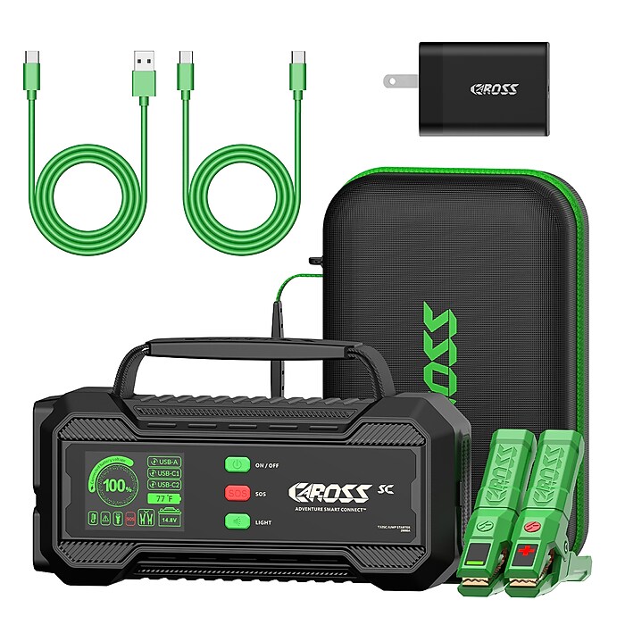 CAROSS T32SC Portable Car Jump Starter & USB Power Bank with Smart