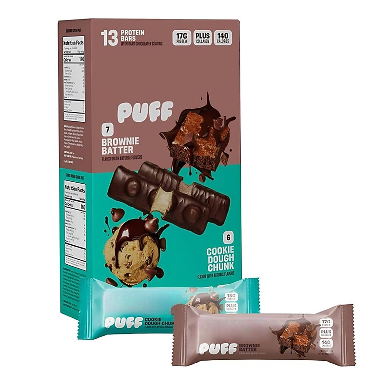 Built Puff Protein Bar Variety Pack, 13 Bars/Box (220-02907) image 1