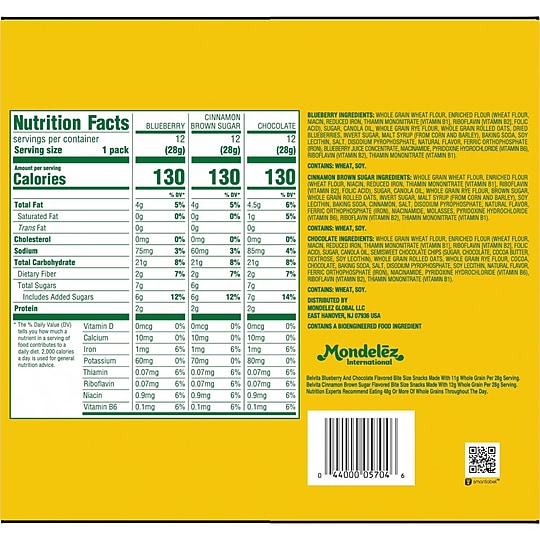 BelVita Bites Breakfast Biscuits Variety Pack, 1 oz., 36/Pack (220-02903)~#|#~sp309962937_sc7