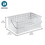 interDesign Plastic Nesting Basket with Handles, Frost White (61660)~#|#~sp309962947_sc7