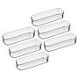 iDesign Plastic Drawer Organizer Bins, Clear, 6/Set (29357M6)~#|#~sp309962988_sc7