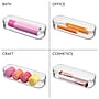 iDesign Plastic Drawer Organizer Bins, Clear, 6/Set (29357M6)~#|#~sp309962996_sc7